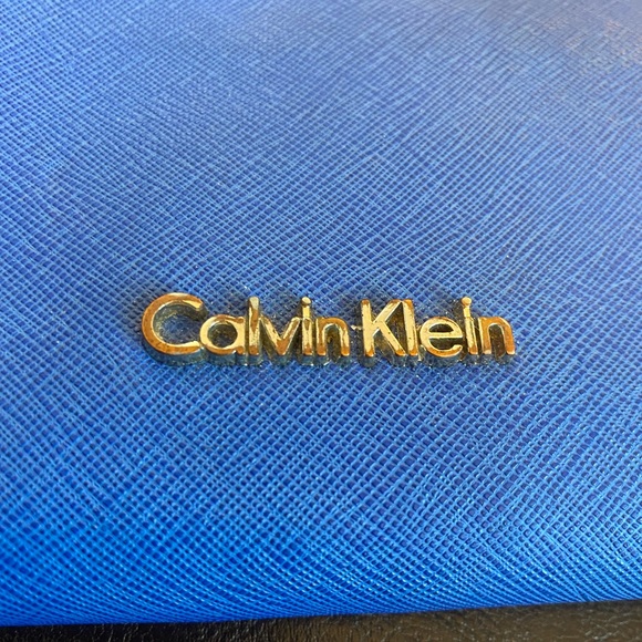 Calvin Klein Blue Leather Wallet - Picture 2 of 6